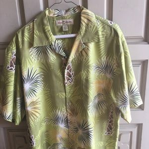 Tommy Bahama silk button down shirt size small